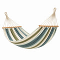 Amaca in Cotone a Strisce Verde/Blu/Bianco 200x150 cm