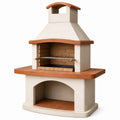 Barbecue in muratura con griglia in acciaio inox